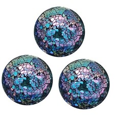 3Pcs Glass Mosaic Balls