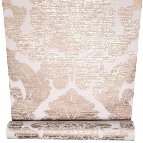 Rose gold damask - rose,