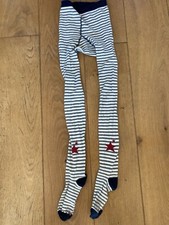 Ewers Grey And White Stripey Tights. Never worn.  12-14 years. 