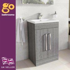 515mm Grey Wood Newton Vanity