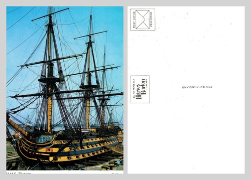 Vintage postcard hms victory - -,