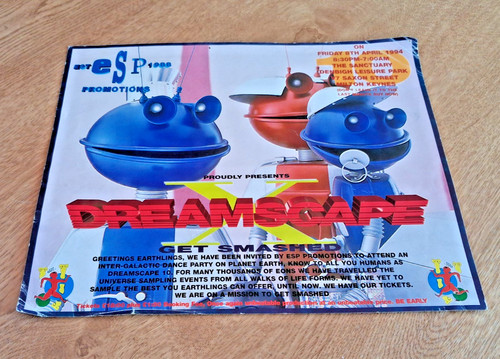 Rare rave flyer dreamscape get - rare,