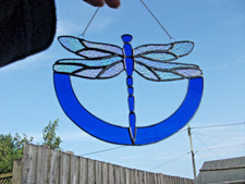 Stained Glass Large dragonfly