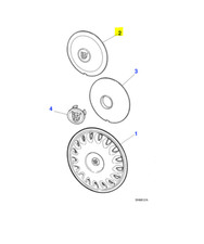 MNC6240BA - Jaguar Hub cap