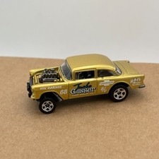 Hot Wheels '55 Chevy Bel Air Gasser Gold HW Garage 68 Combi P&P #D