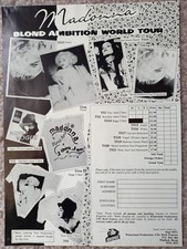 MADONNA BLOND AMBITION UK TOUR