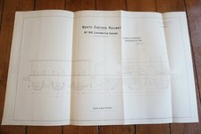 1877 No. 901 Locomotive Engine North Eastern Railway Track Plan Diagram