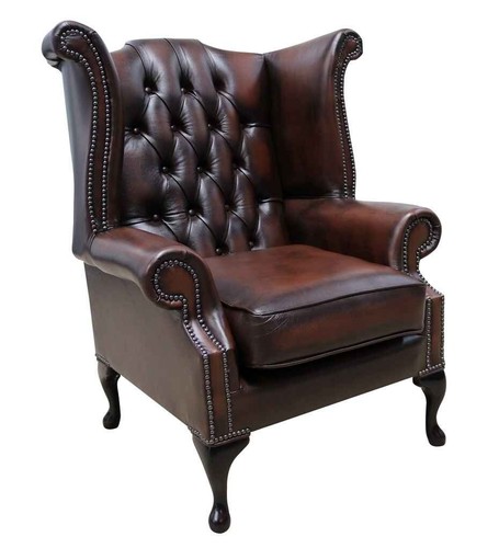 High back armchair vintage - high,