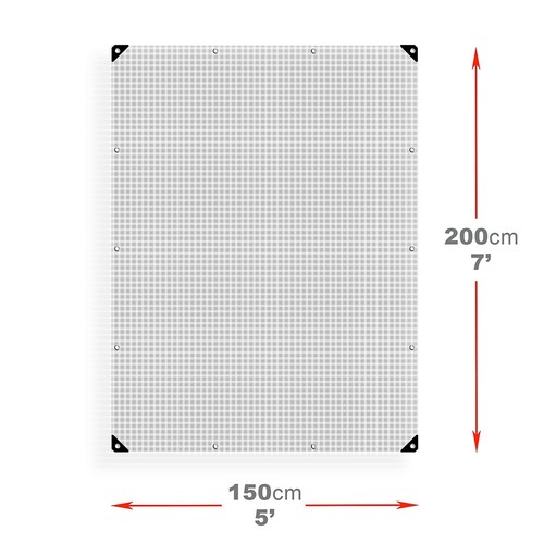 Heavy duty clear tarpaulin - duty,