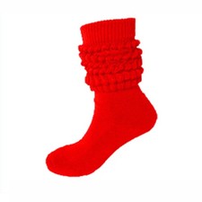 Womens Slouch Socks Cotton Scrunch Knee High Extra Long and Heavy Socks Hot Sale