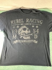 Rebel Racing Shirt Skulls