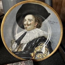 VINTAGE Elizabethan Fine Bone China 21cm diameter Plate LAUGHING CAVALIER 