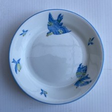 ANTIQUE HEATHCOTE CHINA WILLIAMSONS BLUE Small Teaplate 5"/12.5cmD Rd.No.557909