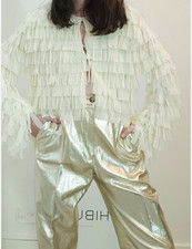 ZARA NEW ECRU FRINGE Festival