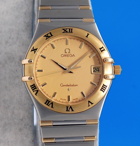 Mens omega constellation 18k - omega,