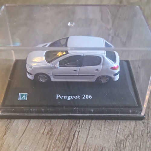 Peugeot 206 silver diecast - peugeot,