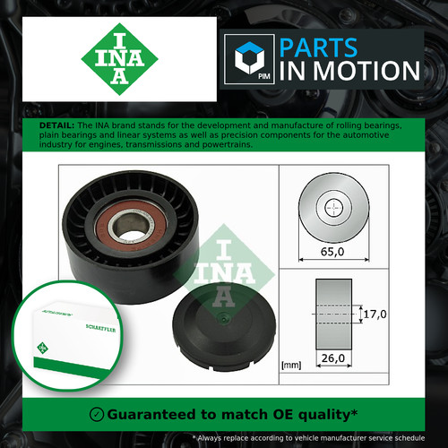 Aux belt idler - idler, pulley