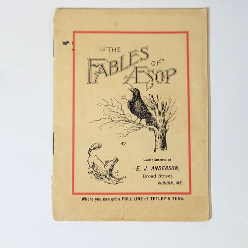 1896 tetley tea aesop fables - 1896,