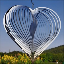 Beautiful 12-Inch Silver Heart
