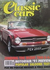 Classic cars 11/1991 featuring