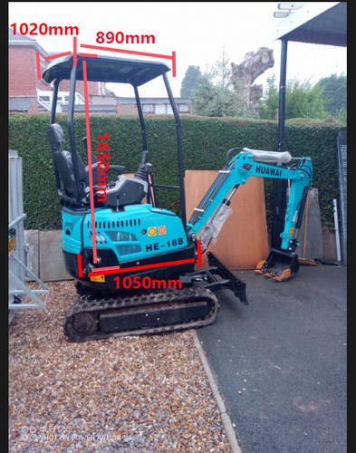 Mini excavator rain - mini, cover