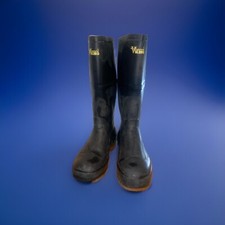 VIKING Men’s VW 2 Steel Shank Handbuilt Natural Rubber Boots Size 10 Waterproof