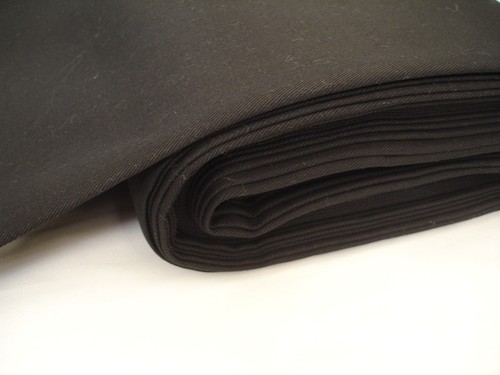 Black cotton drill fabric - drill,