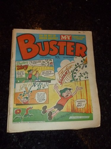 Buster comic date - buster,
