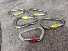 5 X  Mixed Rock Climbing Carabiners  Clips Wild Country DMM 