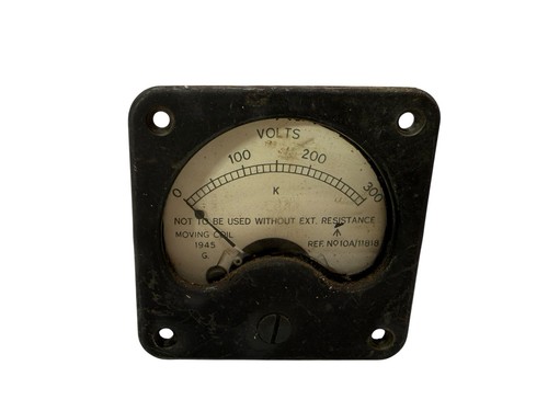 Vintage raf volts meter - raf, moving