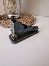 Vintage retro blue Rexel Vanguard Type No 4A office desk top stapler