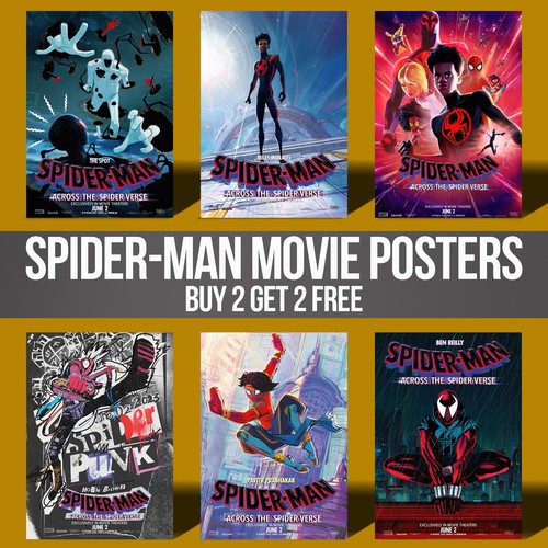 Movie poster spider man across - poster,