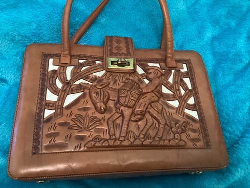 Mexican tooled oval - mexican,