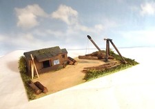 N gauge model railway building