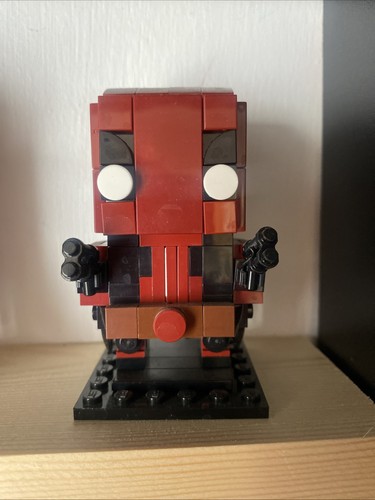 Lego custom deadpool brickhead - lego,
