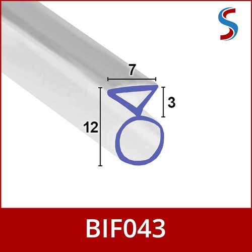 Channel shower seal bi fold - shower, |