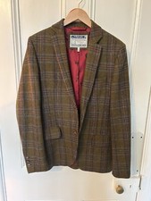 Joules Tweed Sports Jacket. 100% wool. Mens 40 UK . Bramble check. VGC