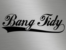 Bang Tidy Keith Lemon Retro VW Volkswagen Car Van Bumper Vinyl Stickers Decals