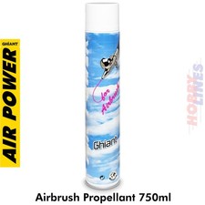 Airbrush AIR PROPELLANT AirPower 750ml casn GHIANT Air Power BAM35