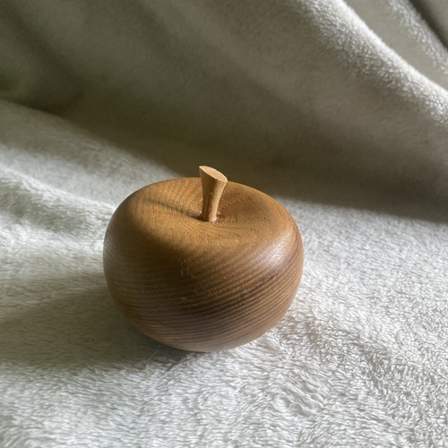 Wooden apple treen hand - wooden, turned