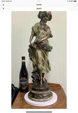 Art Nouveau Bronze Female Dancing Figurine