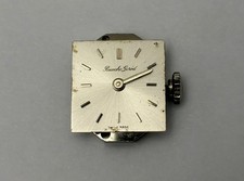 Bueche Girod Watch Movement 17 Jewels Unadjusted Swiss Made Silver