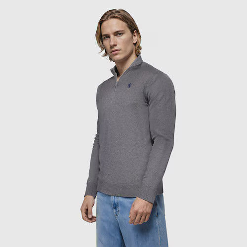 Chelsea zip jumper grey - chelsea,