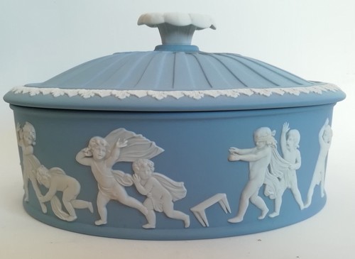 Wedgwood blue jasper trinket - wedgwood,