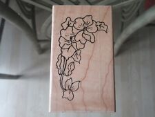 Lily of the Valley Solid Wood mounted rubber stamp- 3053-E Victoriana Pansy