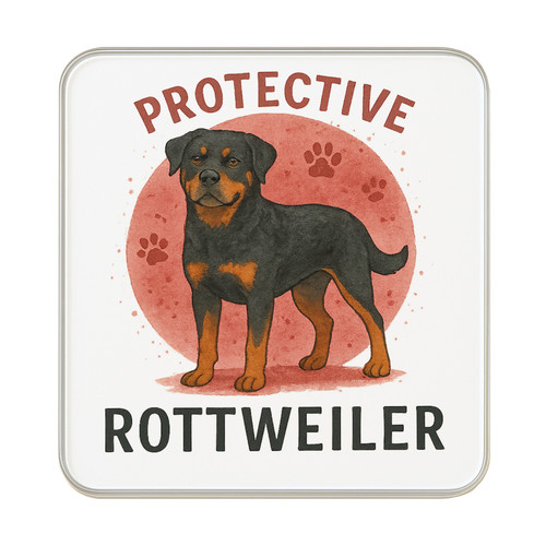 Rottweiler fridge magnet cute - rottweiler,