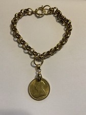 Gold Plated Sovereign Bracelet