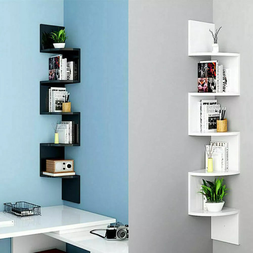 Floating corner shelf - floating,