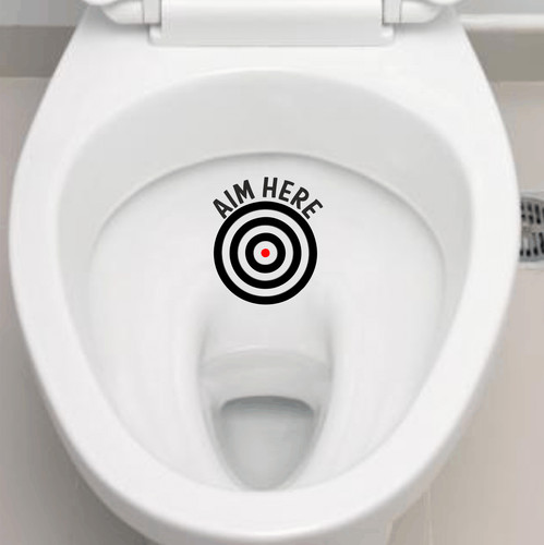 Aim here waterproof toilet - aim,
