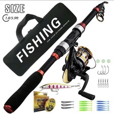 Telescopic Fishing Rod & Reel
